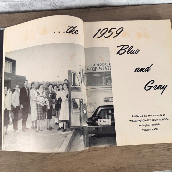 1959 Washington-Lee High School Yearbook Blue and Gray Arlington Virginia Vol 32 - Picture 7 of 15